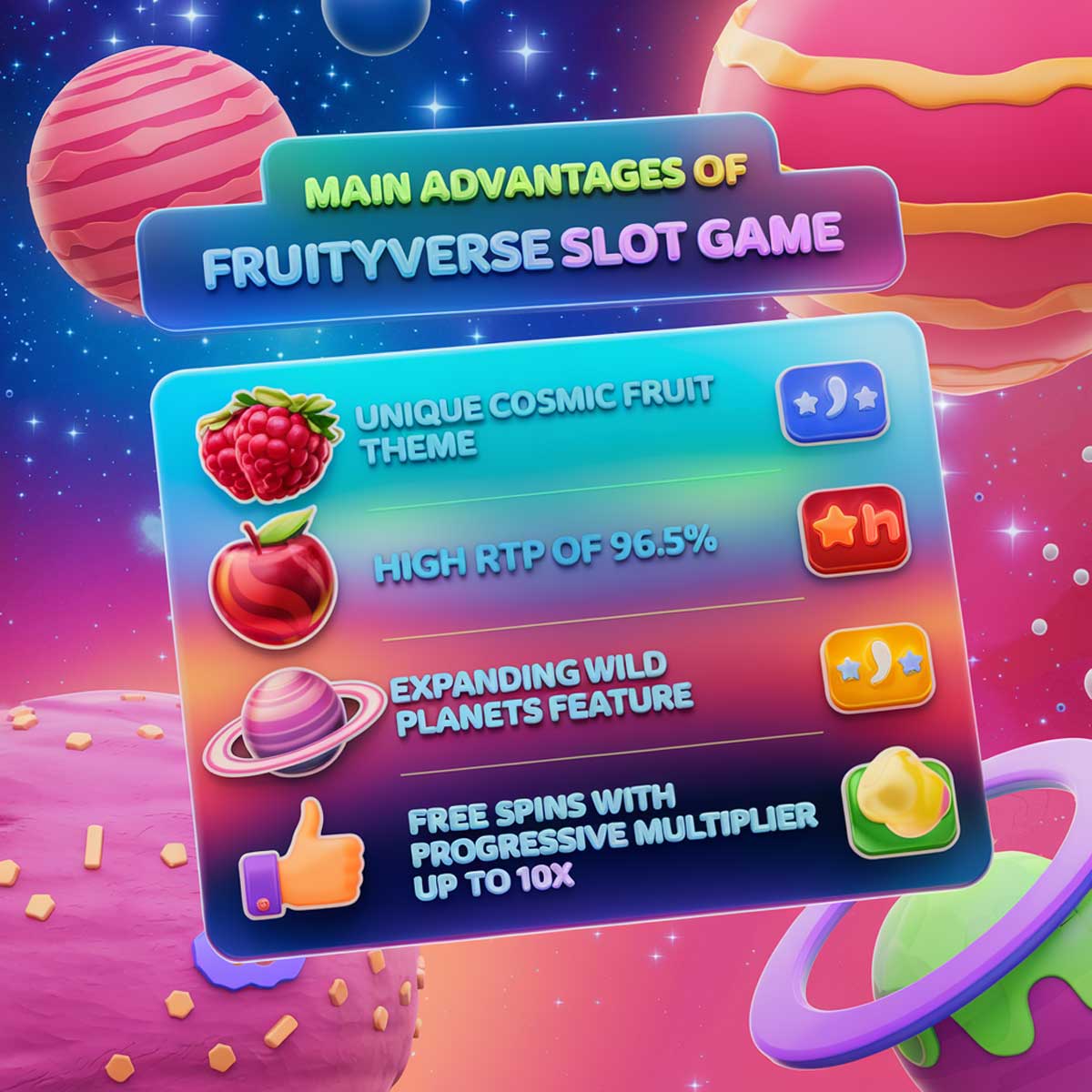 Fruityverse slot machine game