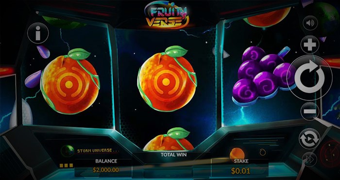 Fruityverse slot gameplay